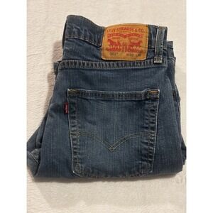 Levi's 502 Jeans Men's 32x30 (actual 32x27) Tapered Blue Denim